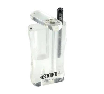 **NEW** Ryot Large Acrylic Taster Box with **Matching Bat** - CLEAR - Ryot