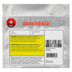 Dried Cannabis - MB - Back Forty Apple Fritter Flower - Format: - Back Forty