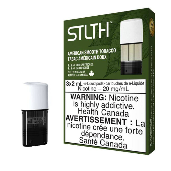 *EXCISED* STLTH Pod 3-Pack - American Smooth Tobacco - STLTH