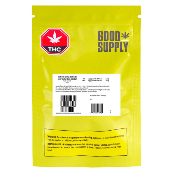 Extracts Inhaled - SK - Good Supply Jean Guy Temple Ball Hash - Format: - Good Supply