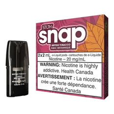 *EXCISED* RTL - STLTH Snap Pods British Tobacco 2ml Pack of 2 Pods - STLTH