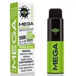 *D/C - EXCISED* RTL - Disposable Vape Pop Hybrid Mega Mesh 5500 Green Apple Menthol 2.0% - Pop Vapor