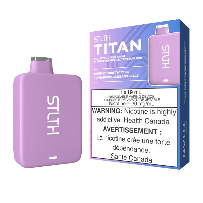 *EXCISED* RTL - STLTH Titan Disposable Vape Double Berry Twist Ice - STLTH