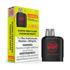 *EXCISED* RTL - Flavour Beast Level X Pods Flippin' Fruit Flash 14ml - Flavour Beast