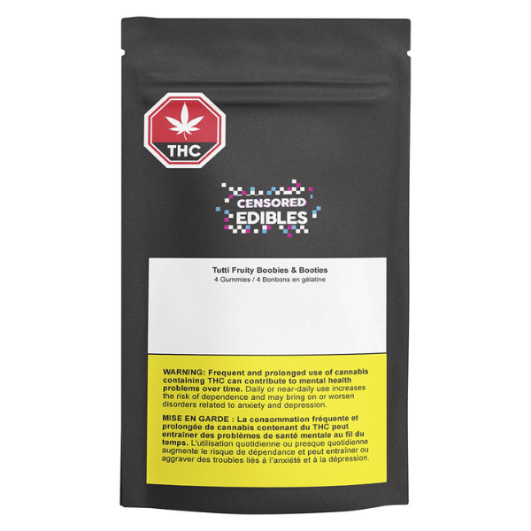 Edibles Solids - MB - Censored Edibles Tutti Fruity Boobies & Booties THC Gummies - Format: - Censored Edibles