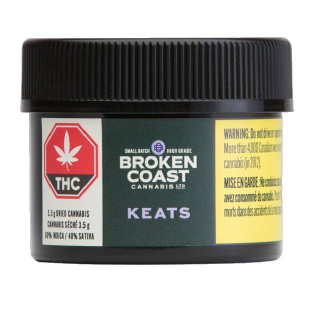 Dried Cannabis - AB - Broken Coast Keats Flower - Grams: - Broken Coast
