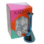 Glass Dab Rig Karma 7" Metallic Sandblasted Beaker - Karma
