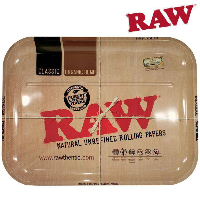 Rolling Tray RAW Metal XXL 20" x 15" - Raw