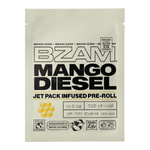 Extracts Inhaled - MB - BZAM Mango Diesel Jet Pack Infused Pre-Roll - Format: - BZAM