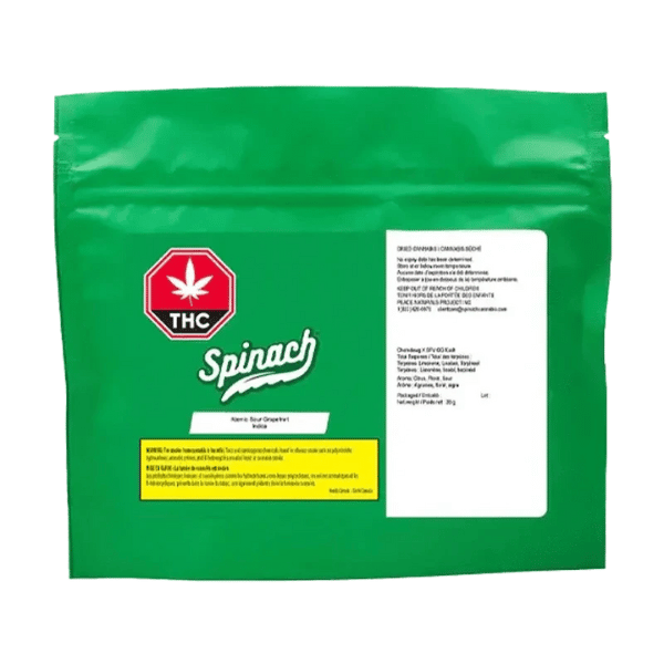 Dried Cannabis - MB - Spinach Atomic Sour Grapefruit Flower - Format: - Spinach