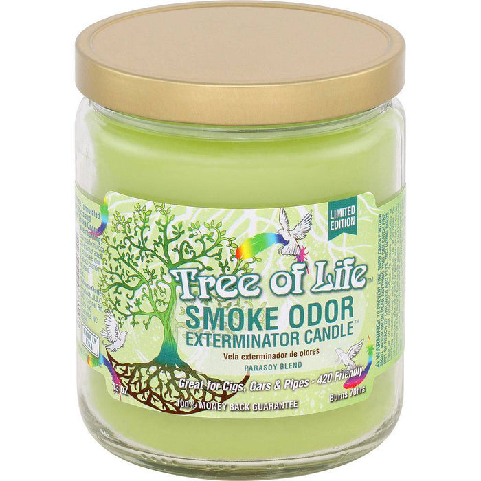 Smoke Odor Candle Limited Edition 13oz Tree of Life - Smoke Odor