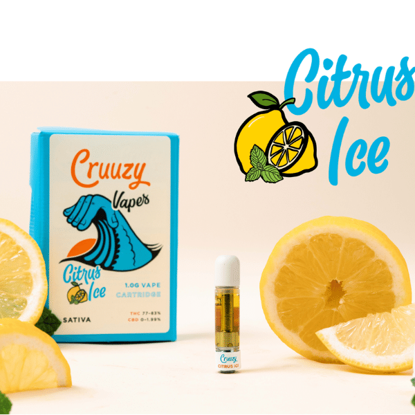 Extracts Inhaled - MB - Cruuzy Citrus Ice Sativa THC 510 Vape Cartridge - Format: - Cruuzy