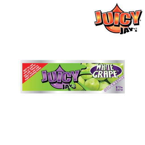 RTL - Juicy Jay Super Fine 1 1/4 White Grape Rolling Papers