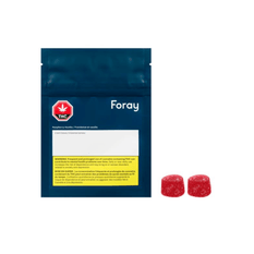 Edibles Solids - AB - Foray Gummies 3-2 THC-CBD Raspberry Vanilla - Format: - Foray