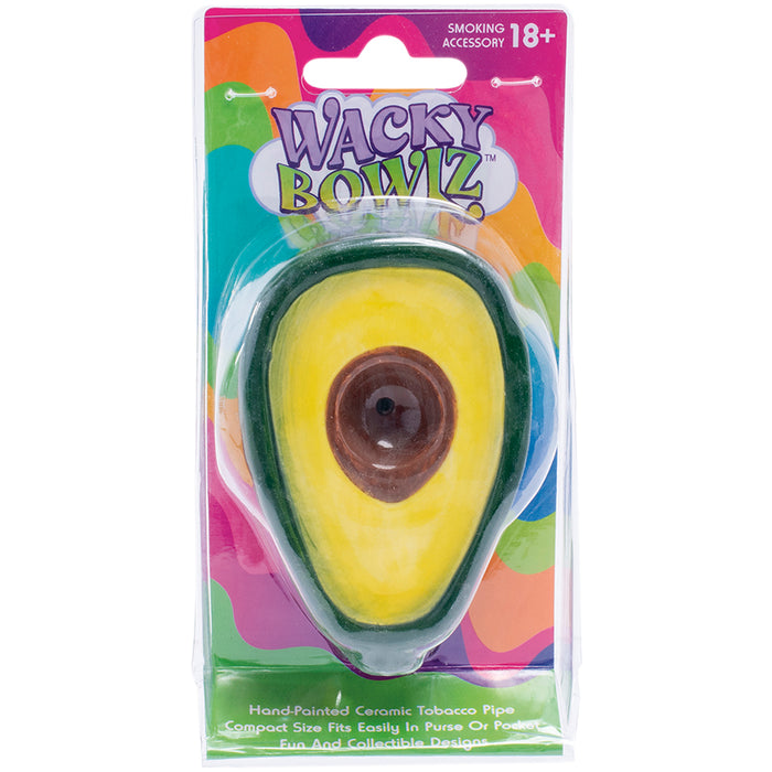 Ceramic Pipe Wacky Bowlz Avocado 3.75" - Wacky Bowlz