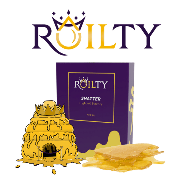 Extracts Inhaled - SK - Roilty Queen Bee Kush Shatter - Format: - Roilty