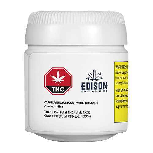Dried Cannabis - Edison Casa Blanca Mongolian Flower - Format: - Edison