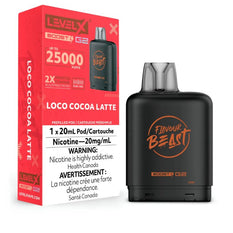 Federal *EXCISED* RTL - Nicotine Pod Flavour Beast Level X Boost G2 Loco Cocoa Latte