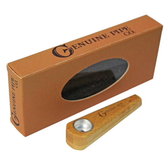 Wooden Pipe Genuine Pipe Co  Brown Slab - Genuine Pipe Co.