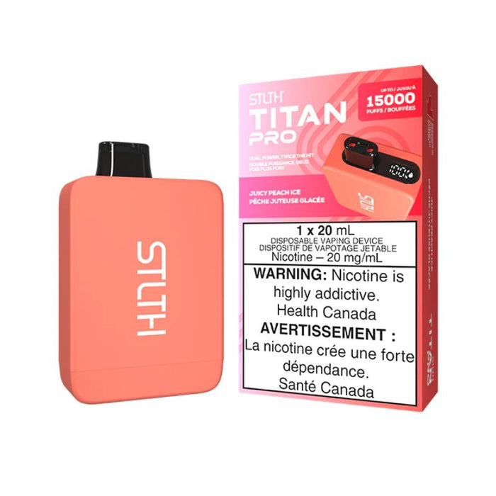 *EXCISED* RTL - Disposable Vape STLTH Titan Pro Juicy Peach Ice