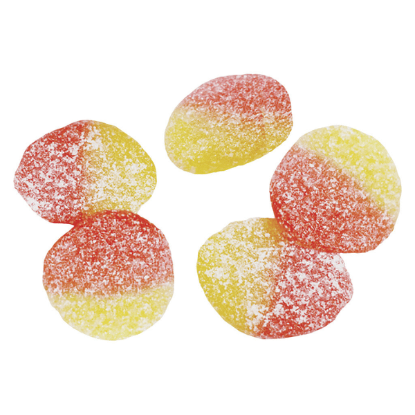 Edibles Solids - SK - Rilaxe Sour Peach 1-1 THC-CBD Gummies - Format: - Rilaxe