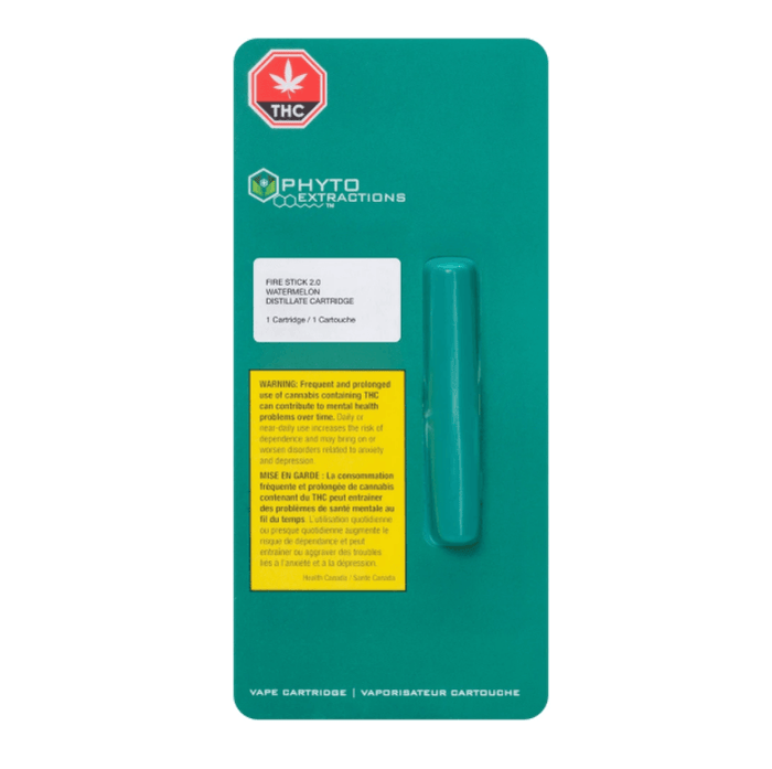 Extracts Inhaled - SK - PhytoExtractions Watermelon THC 510 Vape Cartridge - Format: - PhytoExtractions