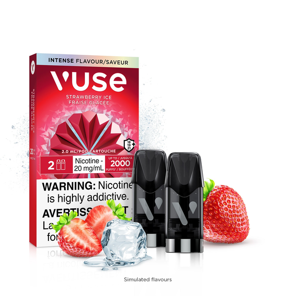 Federal *EXCISED* - Vuse ePOD 2PK Strawberry Ice 20mg