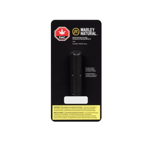 Extracts Inhaled - SK - Marley Natural Gold THC 510 Vape Cartridge - Format: - Marley Natural