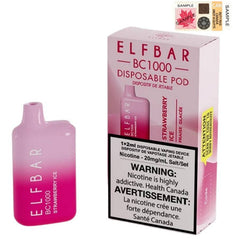 *EXCISED* RTL - Elf Bar Disposable Vape BC1000 650mAh Strawberry Ice - Elf Bar