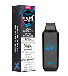 *EXCISED* RTL - Flavour Beast Flow Disposable Vape Rechargeable Bomb Blue Razz - Flavour Beast