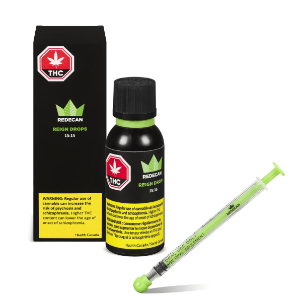 Extracts Ingested - MB - Redecan Reign Drops 15-15 THC-CBD Oil - Format: - Redecan
