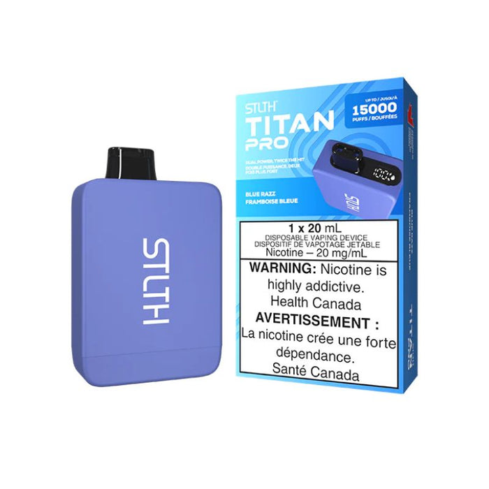 *EXCISED* RTL - Disposable Vape STLTH Titan Pro Blue Razz