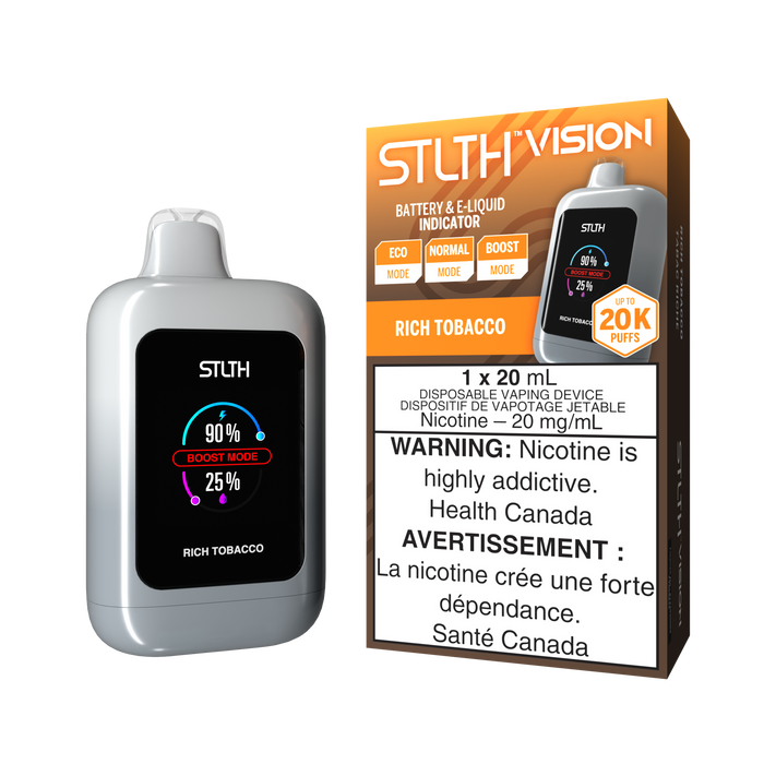 Federal *EXCISED* RTL - Disposable Vape STLTH Vision Rich Tobacco