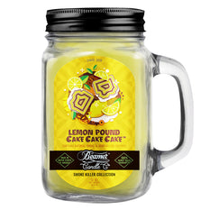 Candle Beamer Smoke Killer Collection Lemon Pound Cake Cake Cake Large Glass Mason Jar 12oz - Beamer