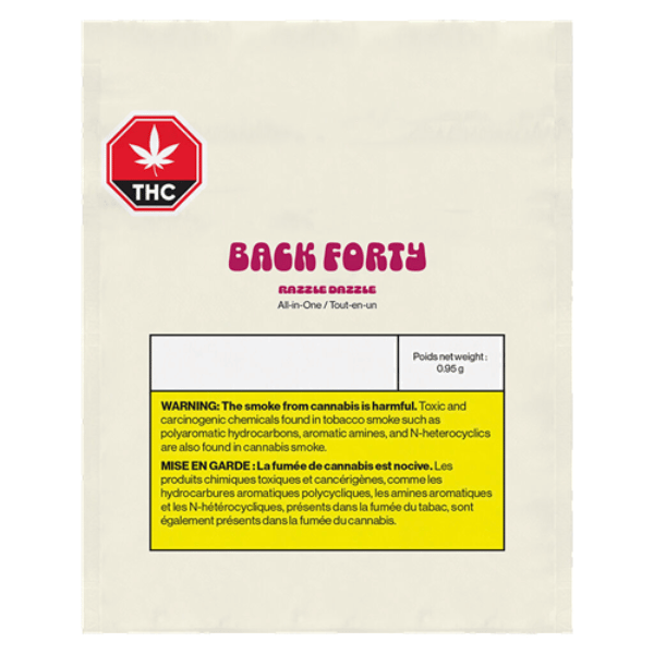 Extracts Inhaled - MB - Back Forty Razzle Dazzle THC Disposable Vape - Format: