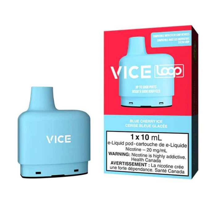 *EXCISED* RTL - Vice Loop Pod Pack Blue Cherry Ice - Vice