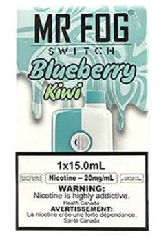 *EXCISED* RTL - Mr Fog Switch Disposable Vape Blueberry Kiwi 5500 Puffs - Mr Fog