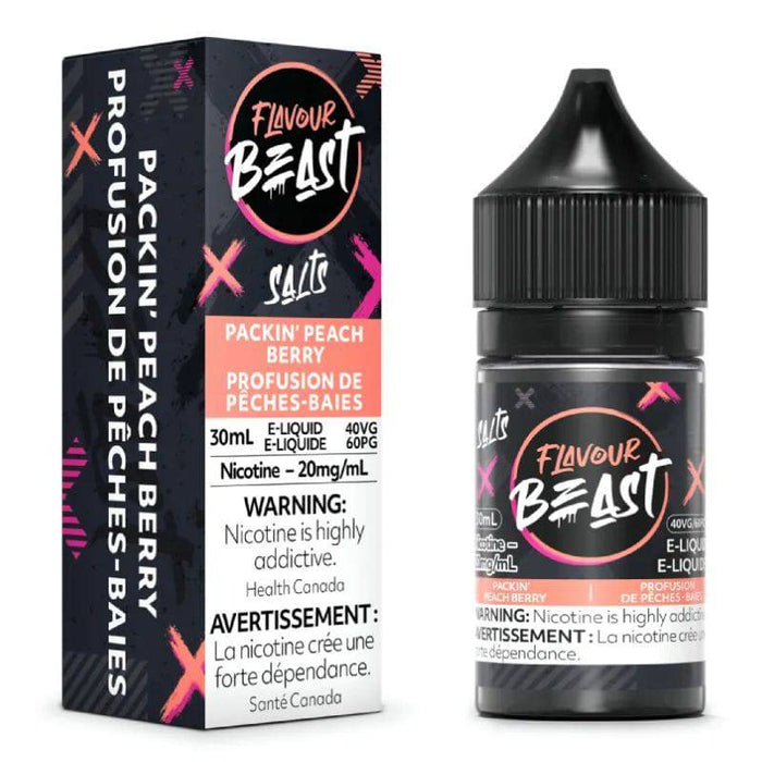 *EXCISED* Flavour Beast Salt Juice 30ml Packin' Peach Berry - Flavour Beast