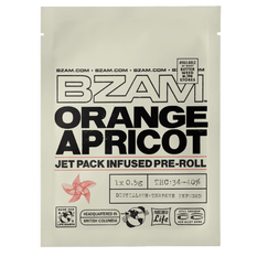 Extracts Inhaled - MB - BZAM Orange Apricot Jet Pack Infused Pre-Roll - Format: - BZAM