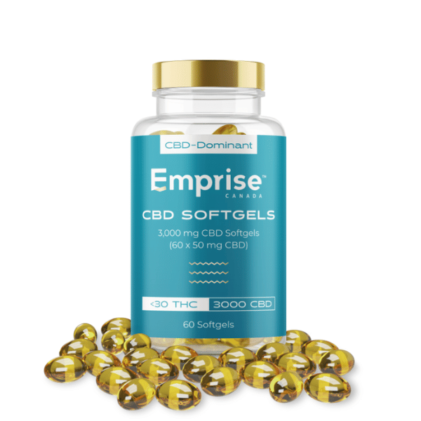 Extracts Ingested - MB - Emprise Canada 50mg CBD Gelcaps - Format: - Emprise Canada