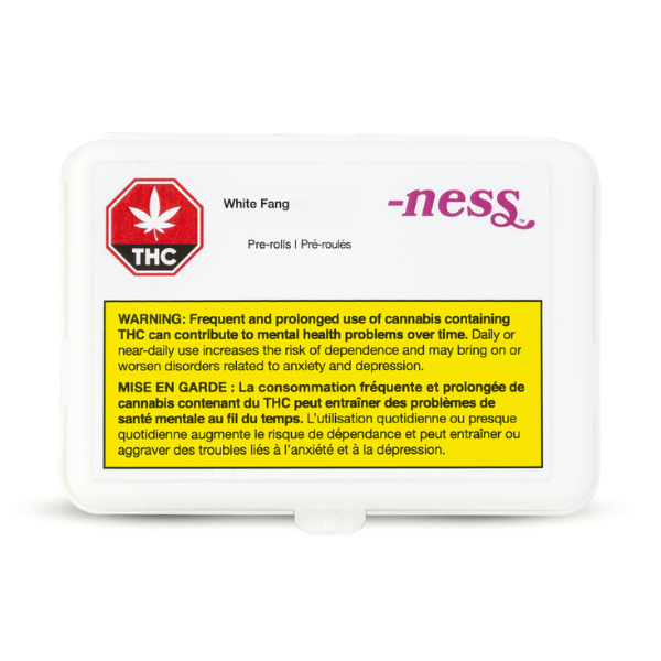 Dried Cannabis - SK - Ness White Fang Pre-Roll - Format: - Ness