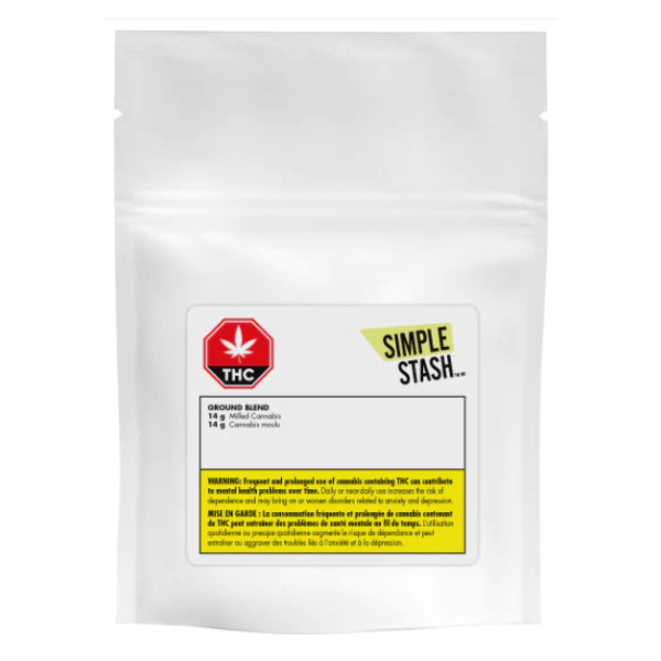 Dried Cannabis - MB - Simple Stash Ground Blend Milled Flower - Format: - Simple Stash
