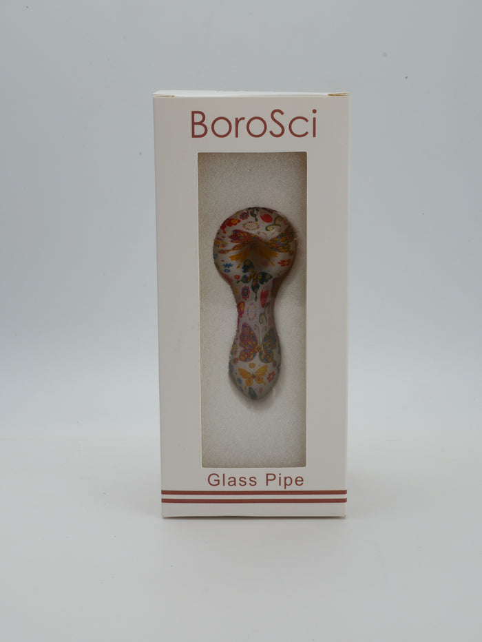 Glass Pipe Borosci Scribbler Design 4.3" - BoroSci
