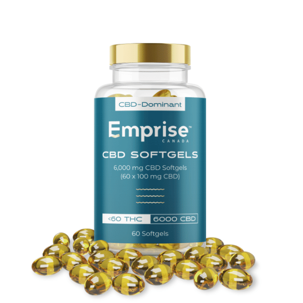 Extracts Ingested - MB - Emprise Canada 100mg CBD Gelcaps - Format: - Emprise Canada