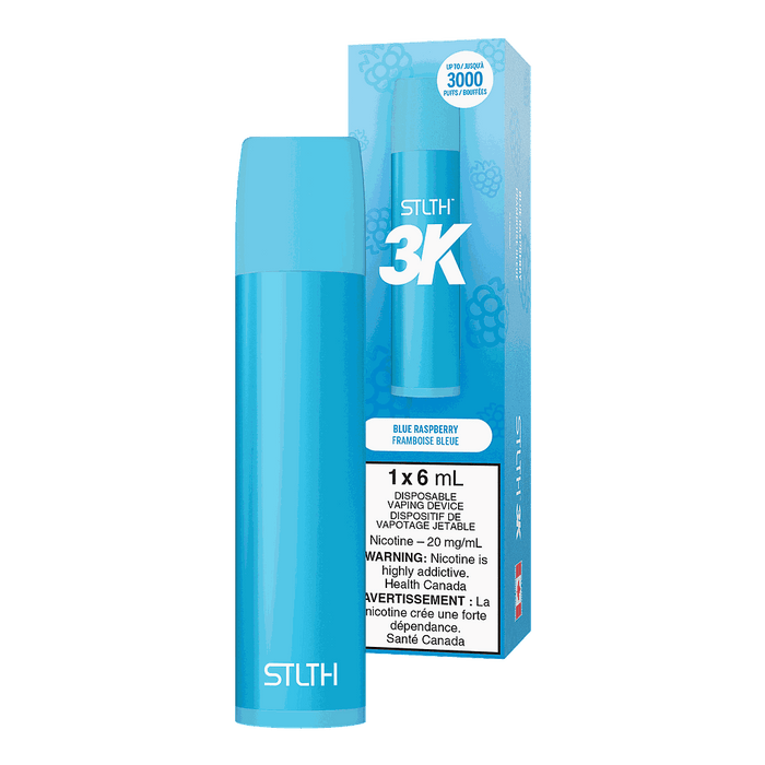 *EXCISED* RTL - STLTH 3K Disposable Vape 3000 Puff Blue Raspberry - STLTH