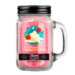 Candle Beamer Smoke Killer Collection Whipped Strawdazzlez N Cream Large Glass Mason Jar 12oz - Beamer