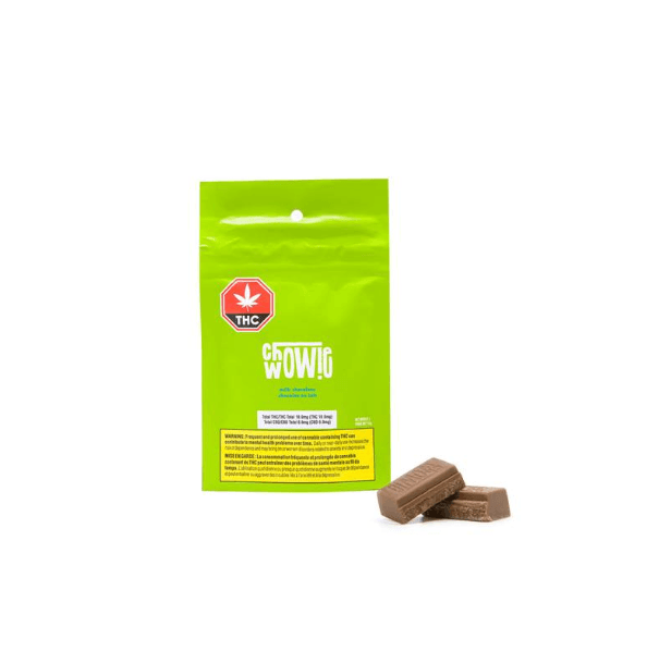 Edibles Solids - AB - Chowie Wowie Milk Chocolate 1-0 THC - Format: - Chowie Wowie