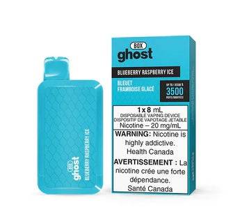 RTL - Disposable Vape Ghost Box 3500 Puff Blueberry Raspberry Ice - Ghost