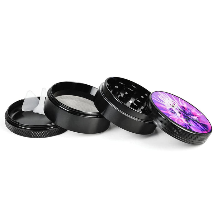 Grinder Pulsar 4 Piece 2.5" Flowering - Pulsar