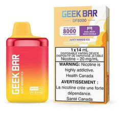 *EXCISED* RTL - Geek Bar DF8000 Disposable Vape 8000 Puff Juicy Mango Ice - Geek Bar